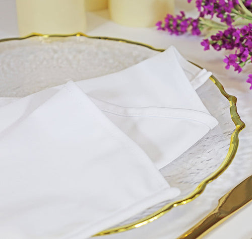 10 ft x 10 ft Scuba (Wrinkle-Free) Event Backdrop Curtain Drape Panel - White (1pc)