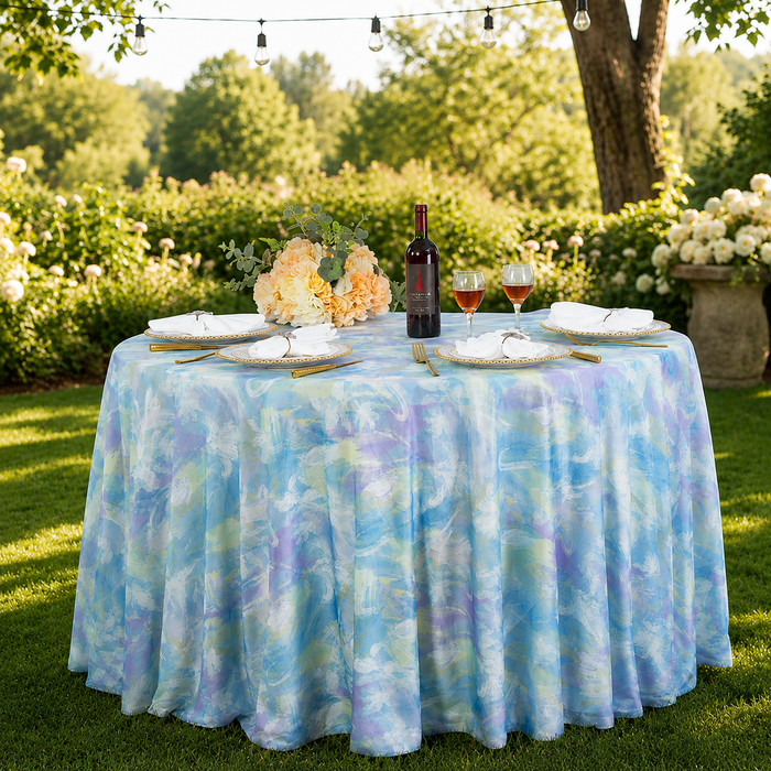 120" Seamless Round Honey Suckle Scuba (Wrinkle-Free) Tablecloth - (1pc/pk)