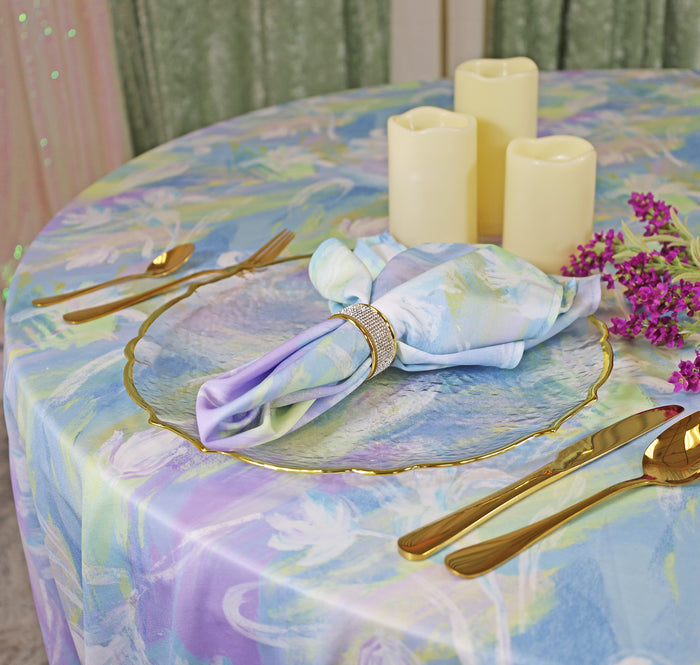 120" Seamless Round Honey Suckle Scuba (Wrinkle-Free) Tablecloth - (1pc/pk)