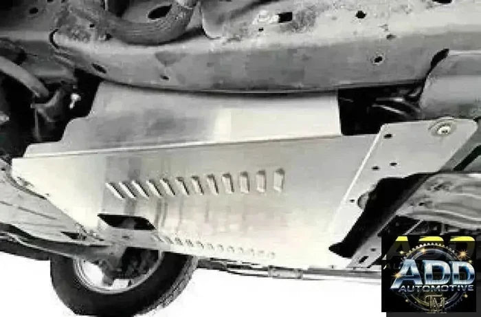 2021-2026 Ford F-150 PowerBoost catalytic converter shield with anti-theft aluminum design and louvers