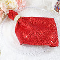 20"x20" Sequin Taffeta Napkins - Red (10pc/pk)