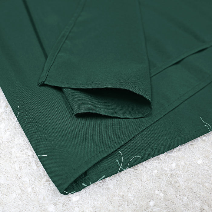 54"x54" Seamless Square Premium Polyester Table Overlay Topper - Hunter Green/Holly Green (1pc)