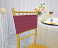 7"x13" Spandex Chair Bands - Sangria (10pcs/pk)
