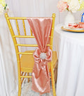 8"x108" Satin Chair Sashes - Rose Pink (10pcs/pk)