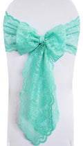 9"x108" Caspari Lace Chair Sashes - Tiff Blue/Aqua Blue (10pcs/pk)