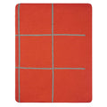 Bright Orange Pane Throw