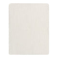 Ivory Knitted Throw