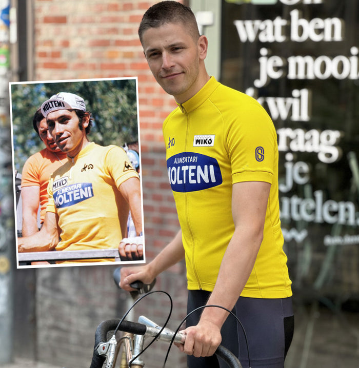 Molteni gele trui 1974 - Eddy's laatste tourzege  Gruppo Sportivo