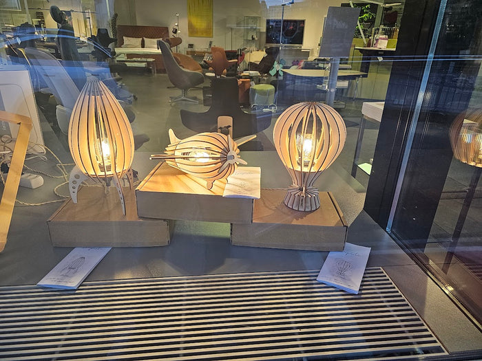 Nachttischlampe "Ballon,Flugi,Rakete"