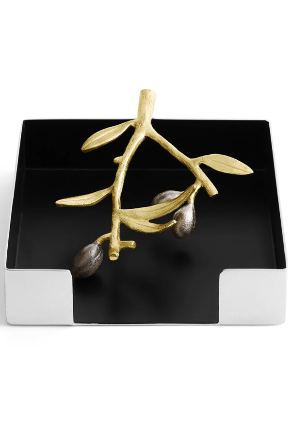 Michael Aram | Olive Branch Cocktail Napkin Holder | Gattles