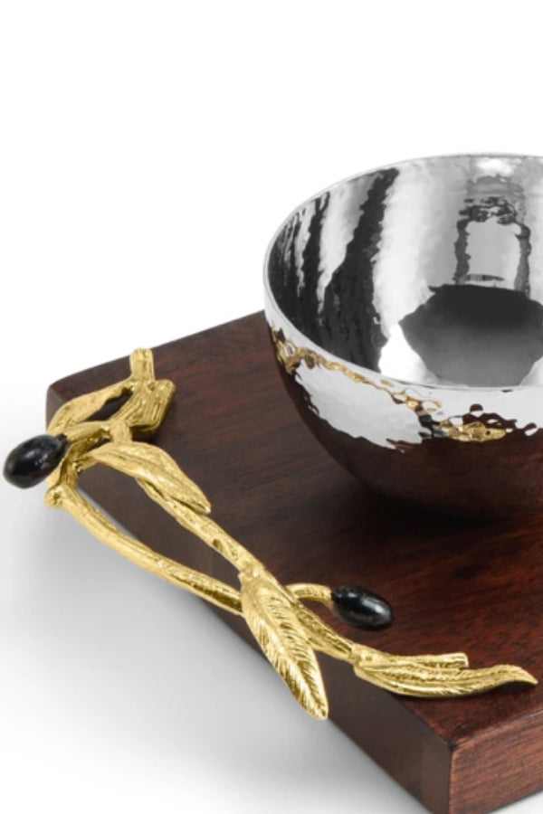 Michael Aram | Olive Branch Dipping Board | Gattles