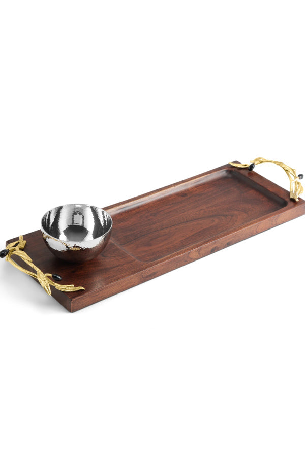 Michael Aram | Olive Branch Dipping Board | Gattles