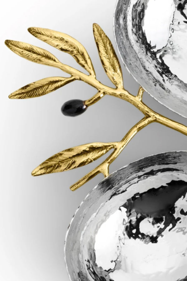 Michael Aram | Olive Branch Triple Dish | Gattles