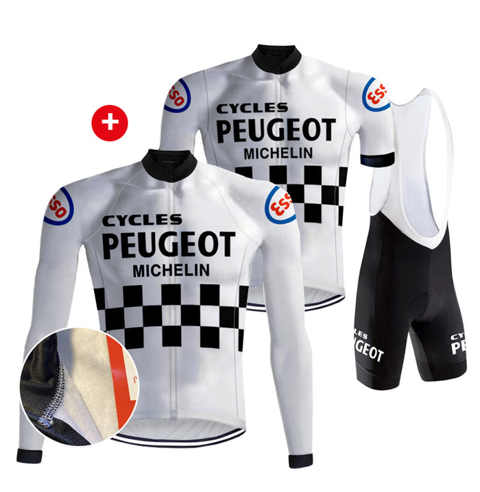 Retro Combinatie set Peugeot Wit/Zwart - REDTED