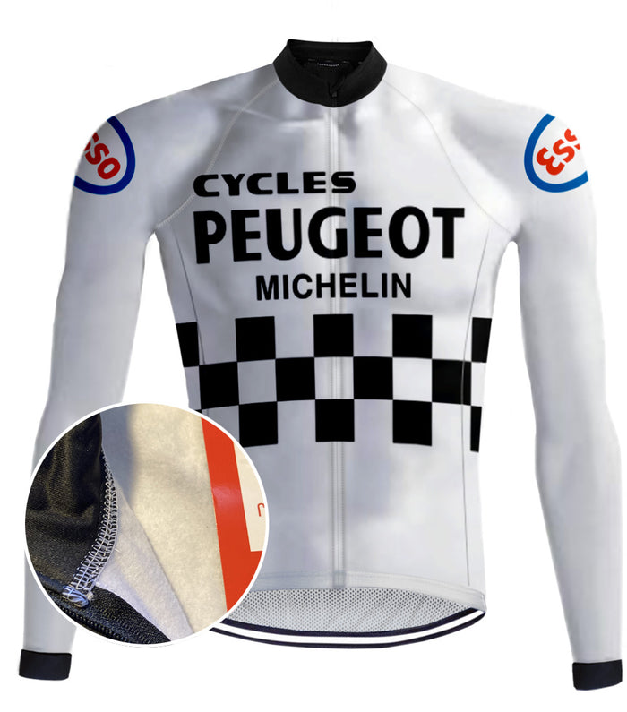 Retro Combinatie set Peugeot Wit/Zwart - REDTED