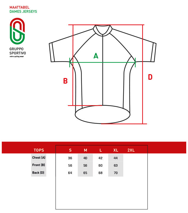 Retro Dames Wielershirt Molteni Zwart - Gruppo Sportivo