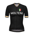Retro Dames Wielershirt Molteni Zwart - REDTED