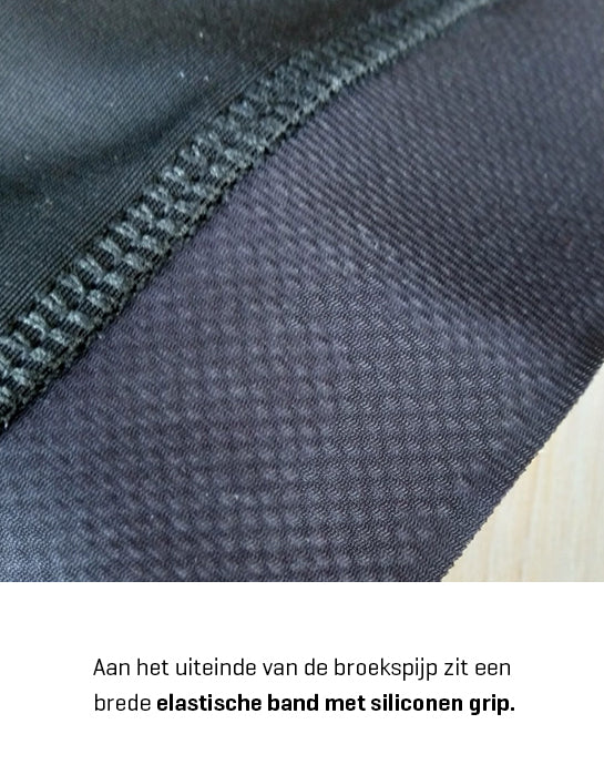 Retro Wielerbroek Gitane - REDTED -Zwart