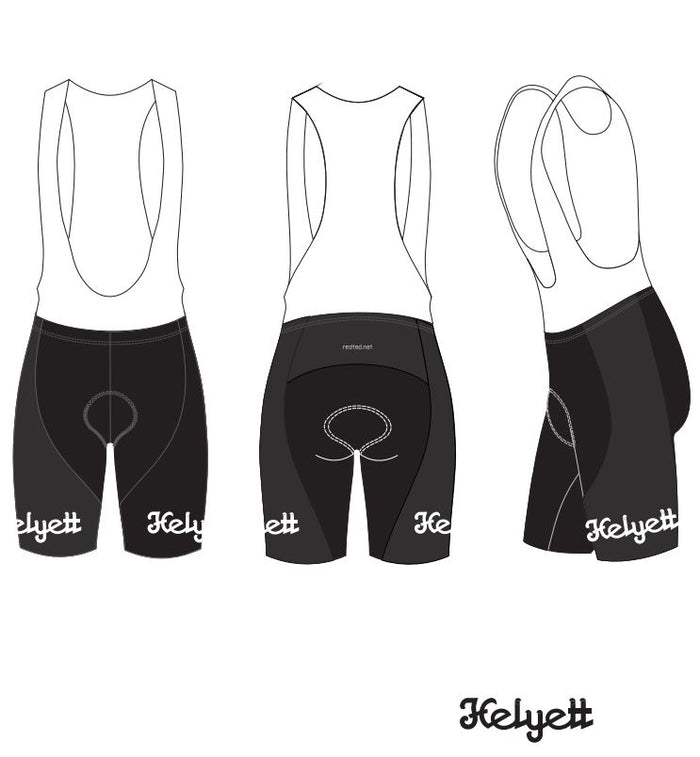 Retro Wielerbroek Saint-Raphaël Helyett - REDTED - ZWART