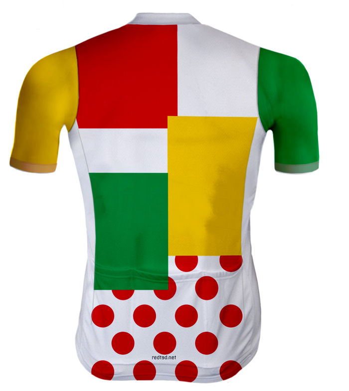 Retro Wielershirt Lapjestrui Veelkleurig - REDTED