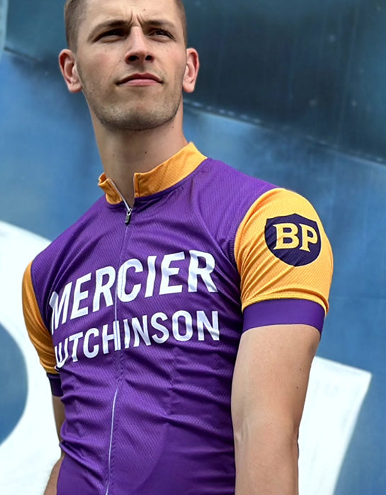Retro Wielershirt Mercier Hutchinson - REDTED