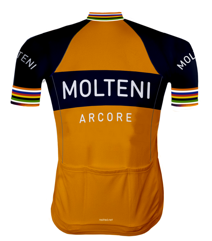Retro Wielershirt Molteni Oranje - REDTED