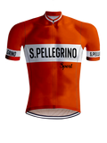 Retro Wielershirt San Pellegrino Oranje - REDTED