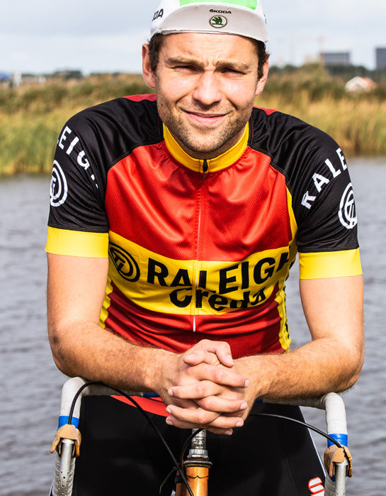 Retro Wielershirt TI-Raleigh rood - REDTED