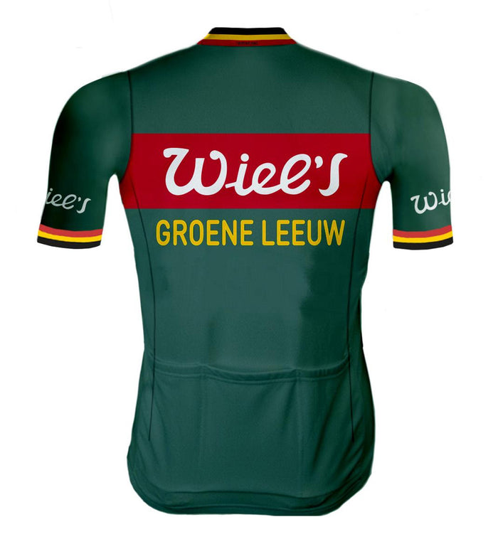 Retro Wielershirt WIEL'S GROENE LEEUW - REDTED