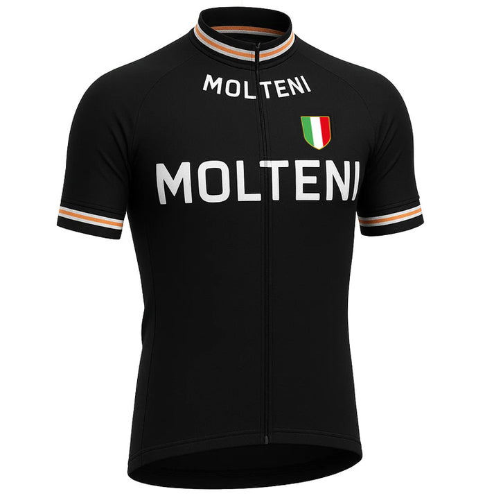 Retro Wielertenue Molteni Arcore – Zwart Gruppo Sportivo