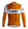 Retro Winter Wielerjack (fleece) Bic - Oranje REDTED