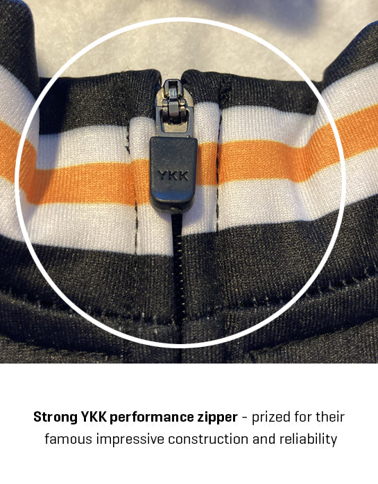 Retro Winter Wielerjack Molteni ( FLEECE) - Oranje REDTED