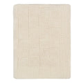 The Cream Checkered Box Throw